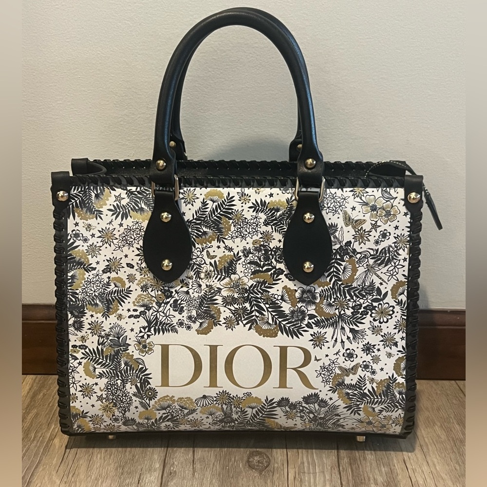 Christian Dior Upcycled shopping bag purse!